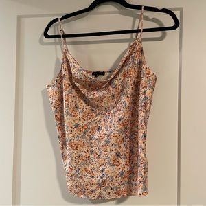 Dynamite, floral, satin tank top